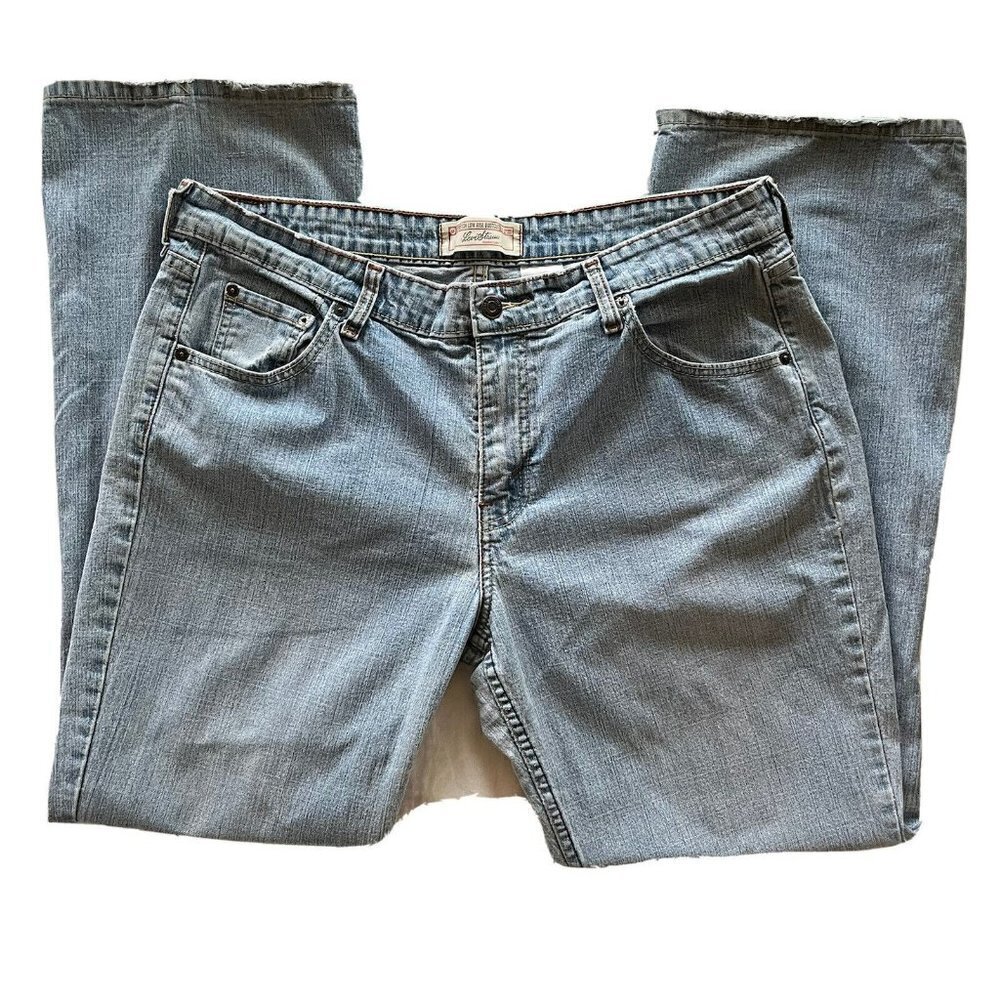 Levi's Jeans Womens 16 Bootcut Medium Blue Light Wash 5-Pocket Stretch Classic*‎